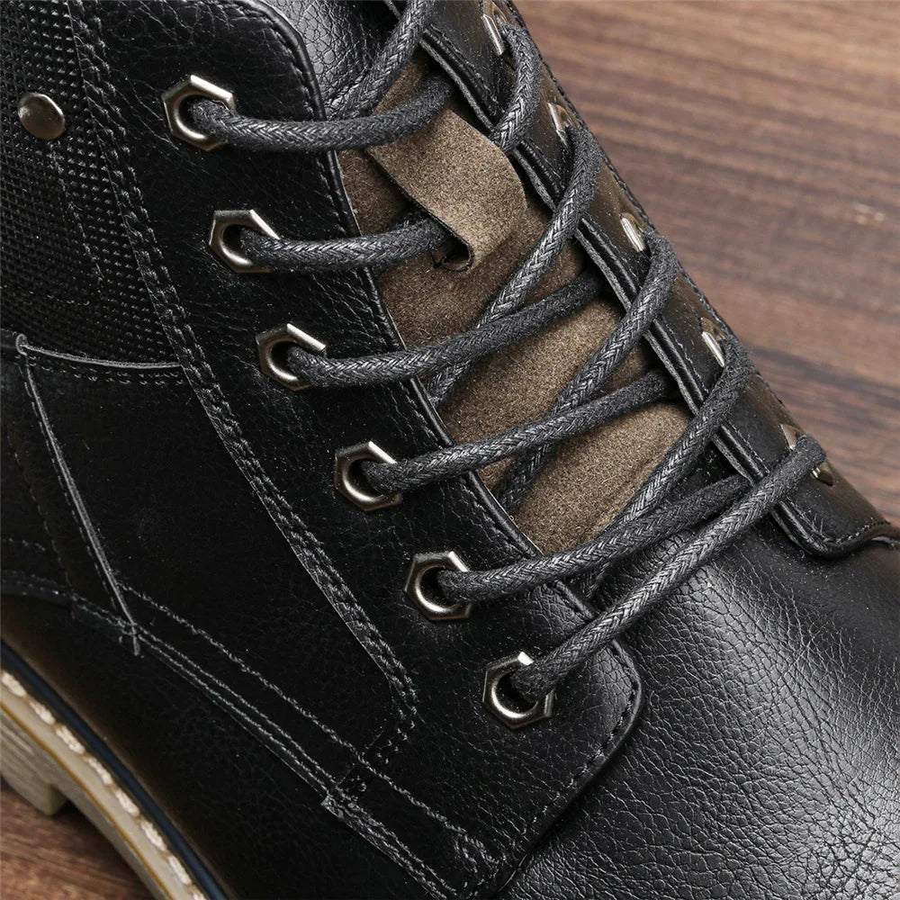 Men's Boots Retro Brushed Ankle Boots Men's Shoes Large Autumn and Winter Men's Boots Walking Shoes Women 2023 Shoes for Men