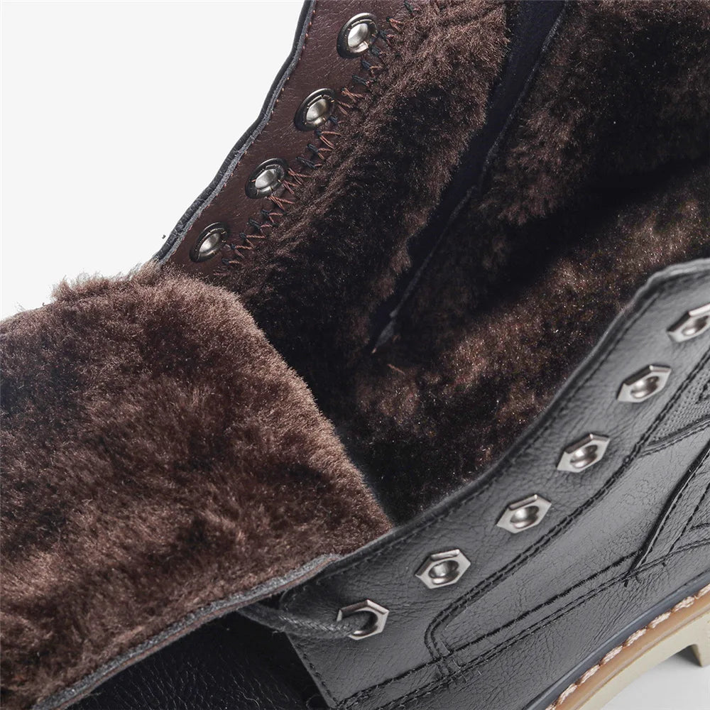 Men's Boots Retro Brushed Ankle Boots Men's Shoes Large Autumn and Winter Men's Boots Walking Shoes Women 2023 Shoes for Men