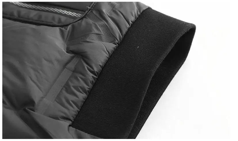 New Winter Men Fur Collar Down Jackets Warm Parkas High Quality Male Outwear Casual  Winter Coats Man Slim Fit Down Jackets 4XL
