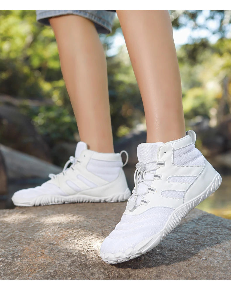 Winter Boots for Men Women Snow BareFoot Outdoor Non-slip Warm Fur Sneakers Ankle Boots waterproof mountaineering Hiking Shoes