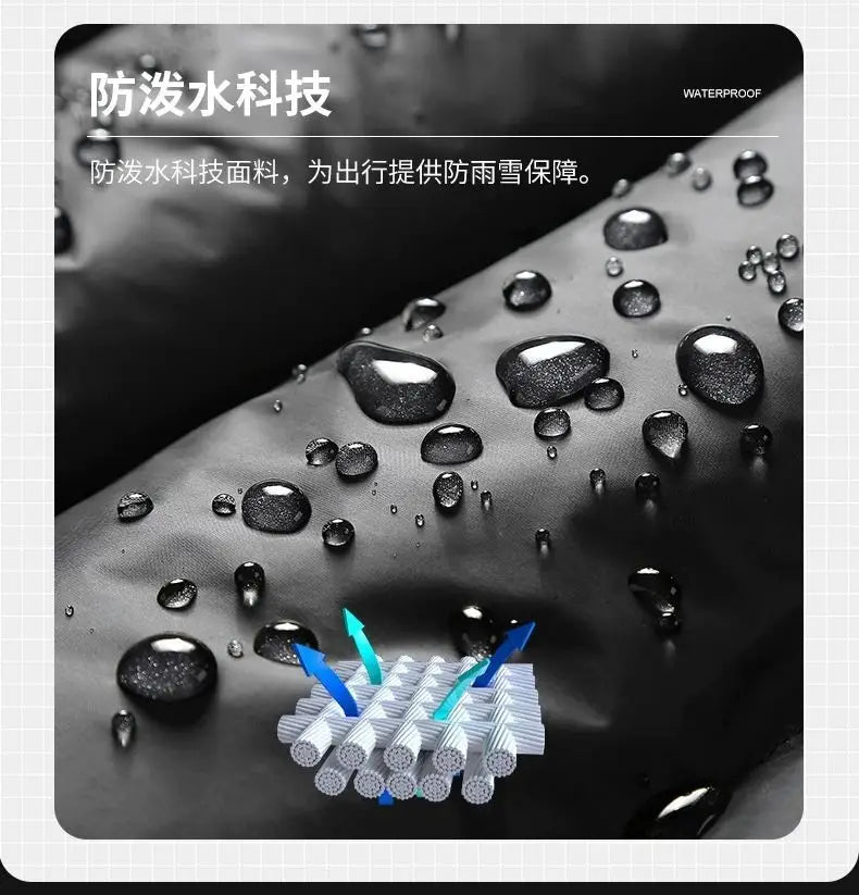 Winter jacket for Boys Girls Down Jacket Black Thickened Zipper Hooded Coat Big Childrens Kids Jacket