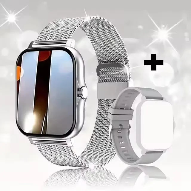 Smart Watch 2.01‘’ Full Touch Amoled BT Call Sport Waterproof Watches Heart Rate Blood Pressure SmartWatch for Men Women