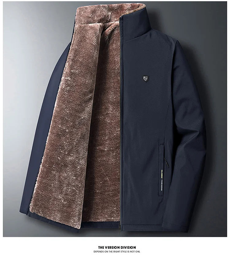 2024 Winter jackets men Fashion Thick Warm Cotton-Padded Jacket Men's Casual Loose style High Quality Large Size coat male 8XL