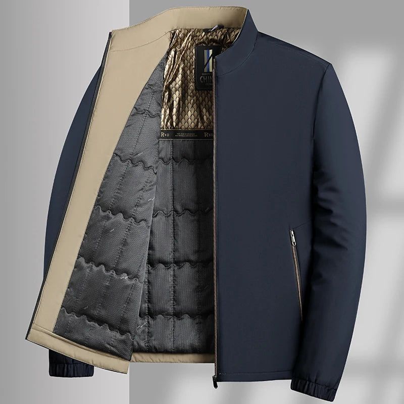 Winter Jacket Men Business Parkas Thick Warm Jackets Stand Collar Autumn Outerwear Coat Fashion Casual Formal Puffer Jacket