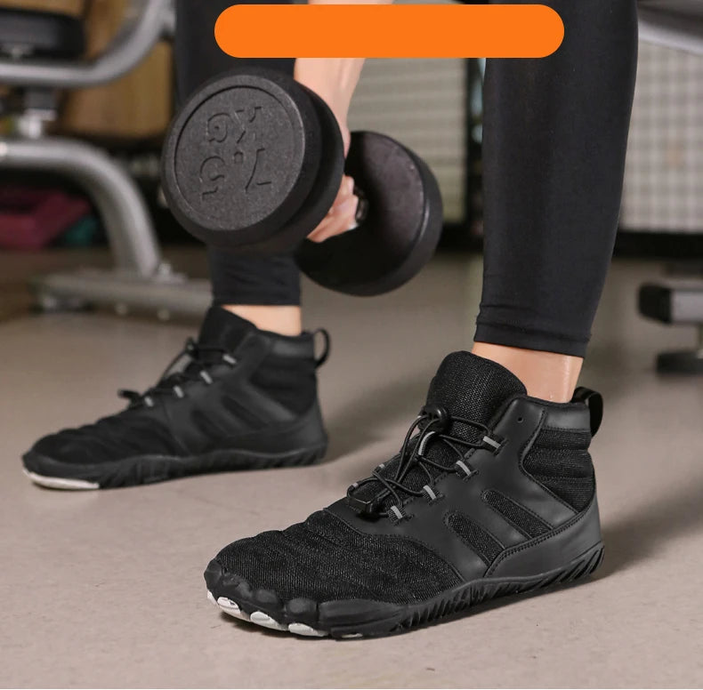 Winter Boots for Men Women Snow BareFoot Outdoor Non-slip Warm Fur Sneakers Ankle Boots waterproof mountaineering Hiking Shoes