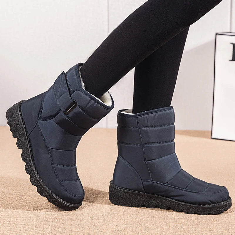 Snow Boots Woman 2025 Trend Ladies Shoes Waterproof Woman Shoes Lightweight Ankle Boots New Winter Girls Boots Botas Mujer