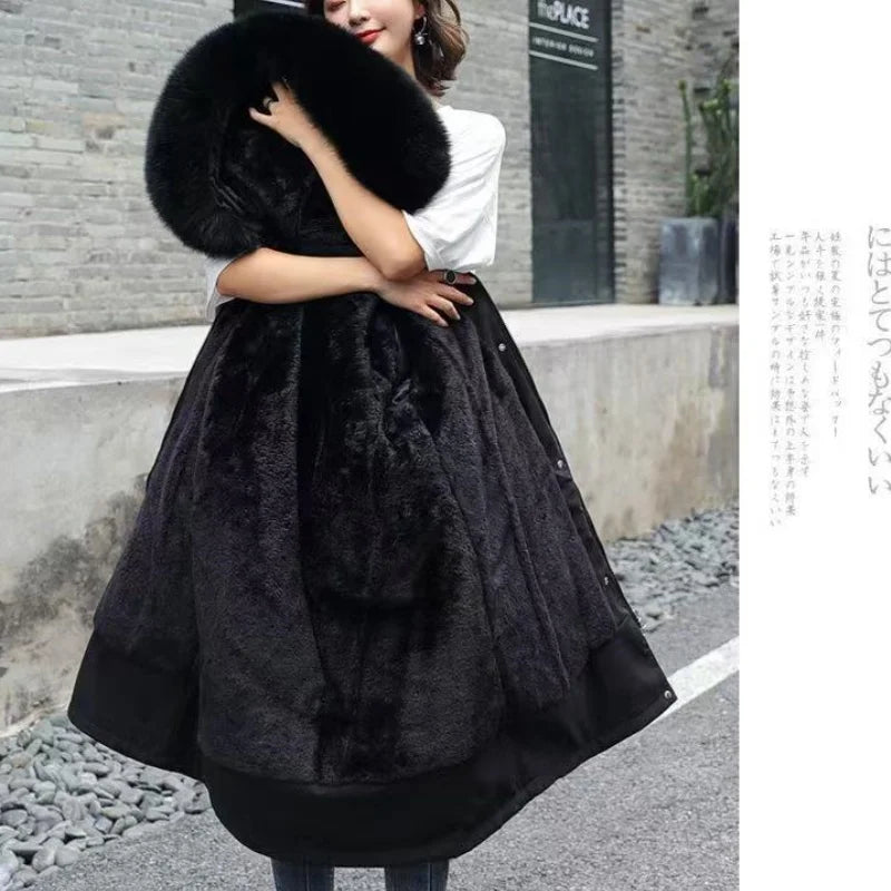 Women's Winter Jacket Hodded Fleece Padded Jacket Casual Loose Windbreaker Office Lady Matching New In Coats & Jackets Outerwear