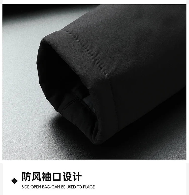 2024 Winter jackets men Fashion Thick Warm Cotton-Padded Jacket Men's Casual Loose style High Quality Large Size coat male 8XL