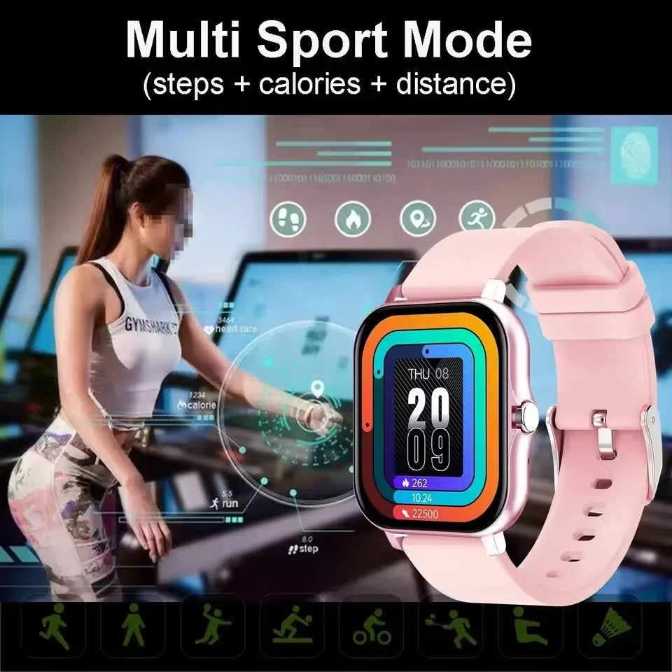 Smart Watch 2.01‘’ Full Touch Amoled BT Call Sport Waterproof Watches Heart Rate Blood Pressure SmartWatch for Men Women