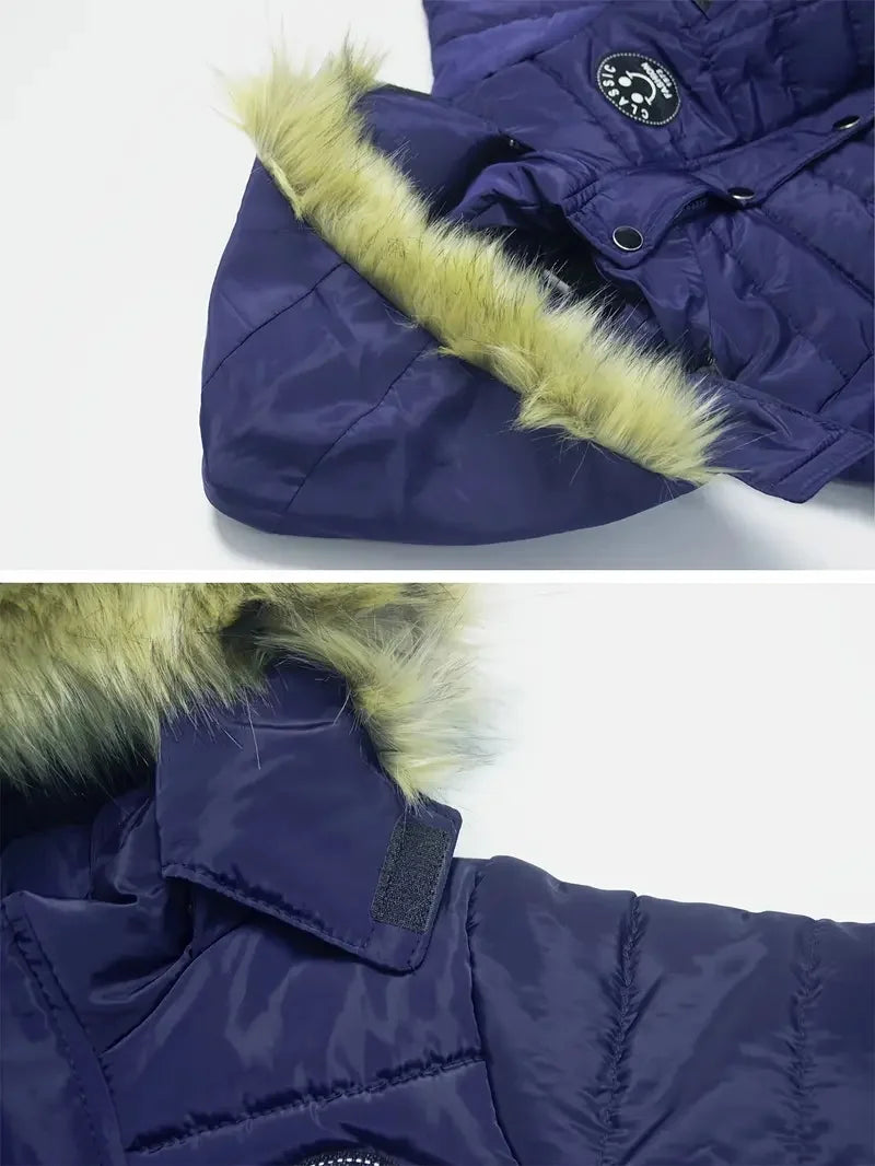 Winter Autumn Boys Girls Thick Jackets Kids Padded Fleece Warm Coats Children Hooded Cotton Outerwear Kids Snowsuit Clothes