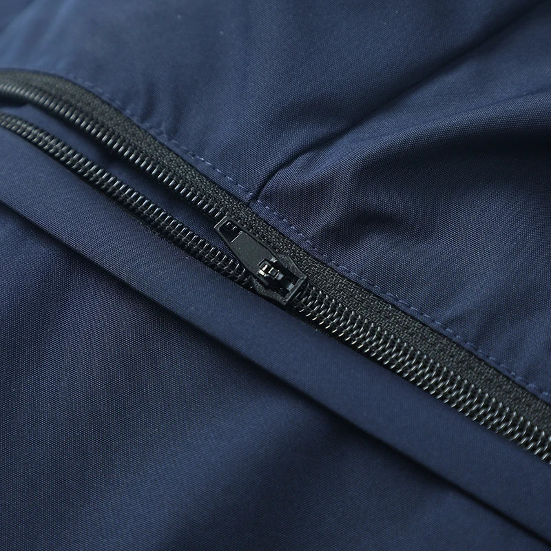 Winter New Fashionable Waterproof  Thick Warm Hooded Cotton Jacket For Men's Casual Loose Retro Sports Jacket