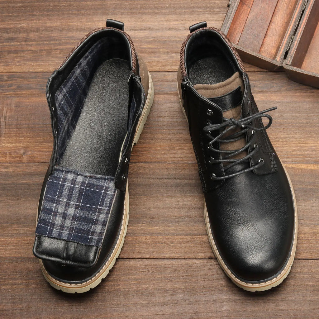 Men's Boots Retro Brushed Ankle Boots Men's Shoes Large Autumn and Winter Men's Boots Walking Shoes Women 2023 Shoes for Men