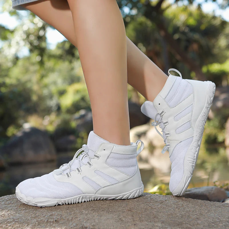 Winter Boots for Men Women Snow BareFoot Outdoor Non-slip Warm Fur Sneakers Ankle Boots waterproof mountaineering Hiking Shoes