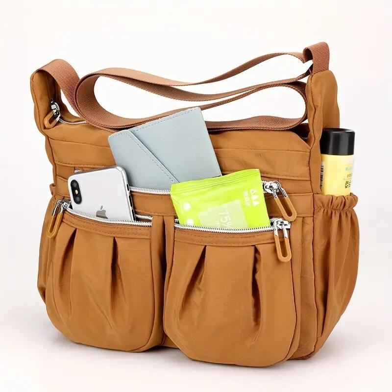 Shoulder Handbag For Ladies Roomy Multiple Pockets Bag Women Crossbody Purse