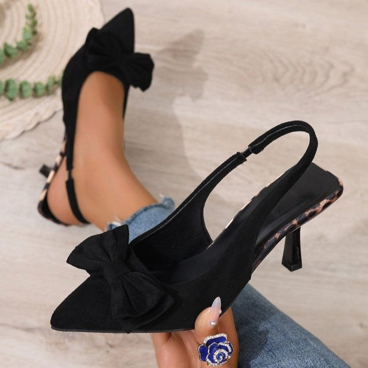 High Heel Slippers Women's Outer Wear Thin Heeled Shoes