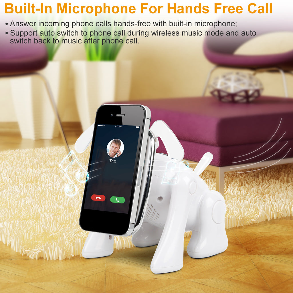 Puppy Dog Wireless Speaker Portable Mini Music Player Stereo
