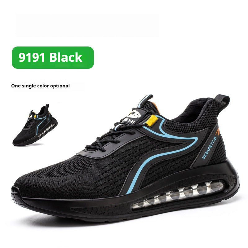 Breathable Work Safety Shoes - Anti-Smashing Steel Toe Protection