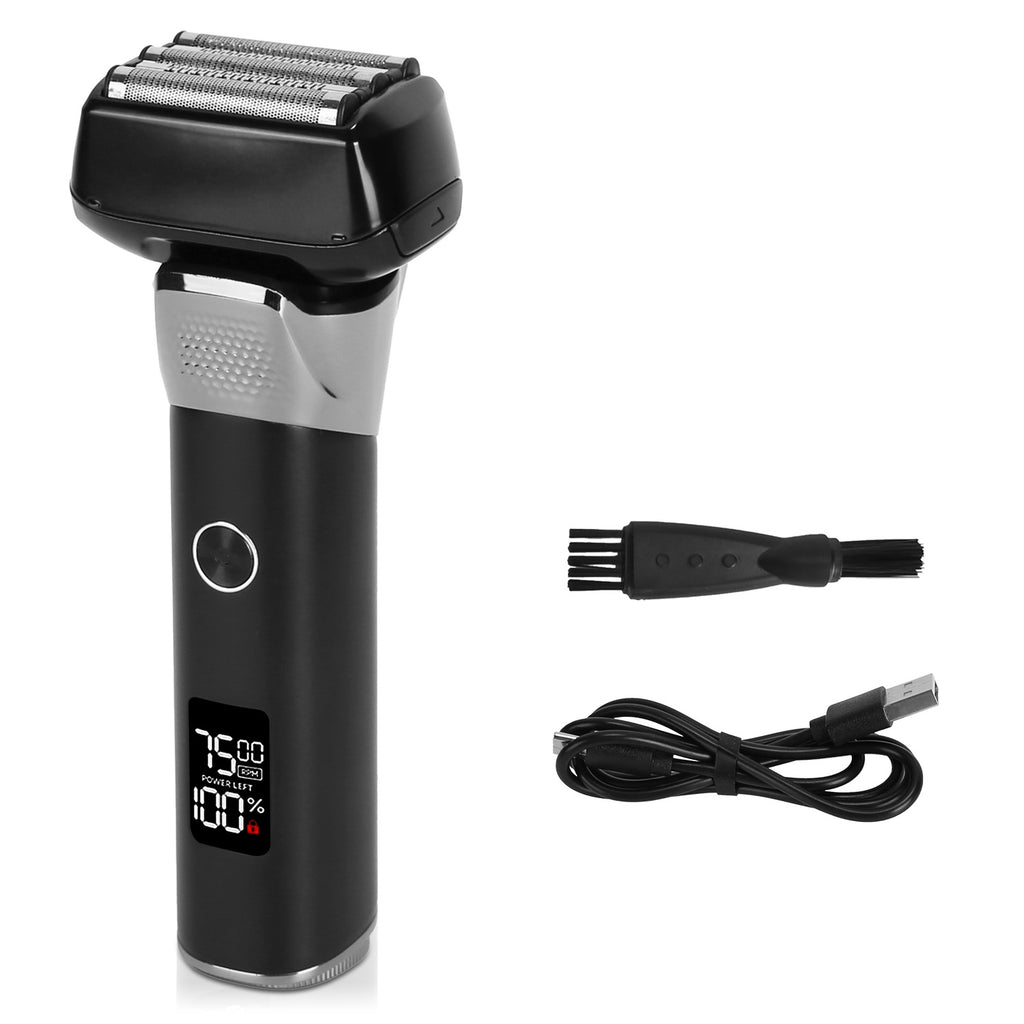 Electric Foil Face Shaver 5-Blade Electric Razor For Men Wet & Dry Jawline