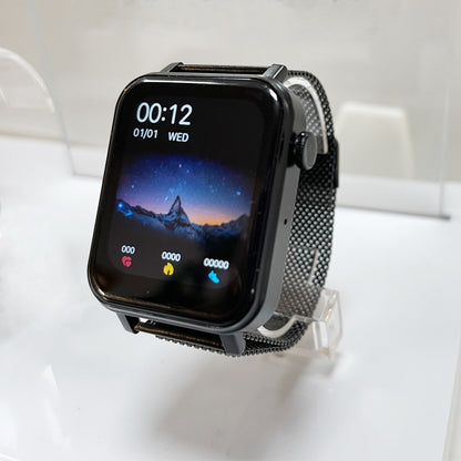 Montre connectée avec détection de fréquence cardiaque et de santé, appels Bluetooth, exercices intelligents