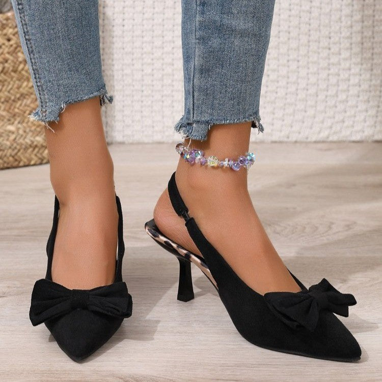 High Heel Slippers Women's Outer Wear Thin Heeled Shoes
