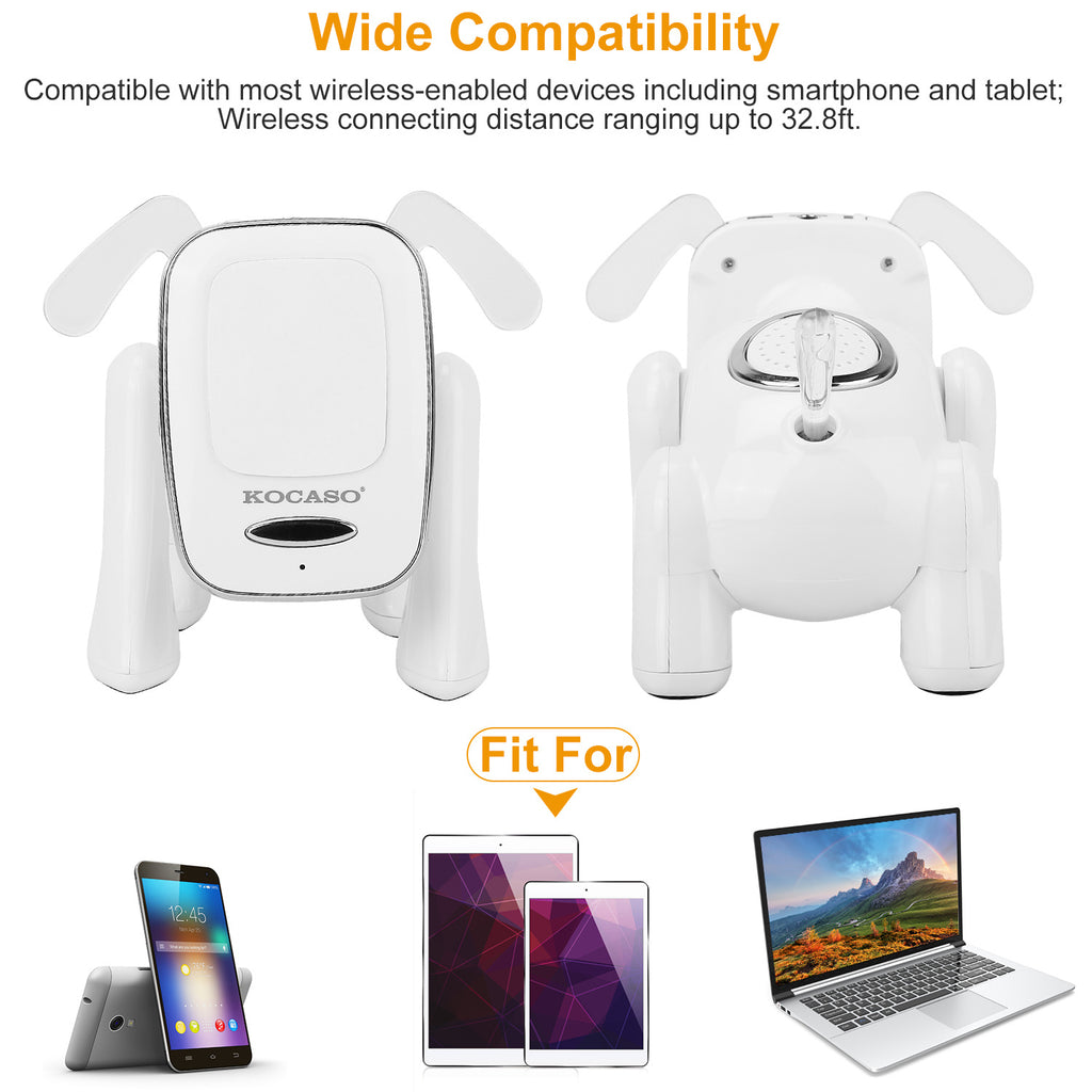 Puppy Dog Wireless Speaker Portable Mini Music Player Stereo