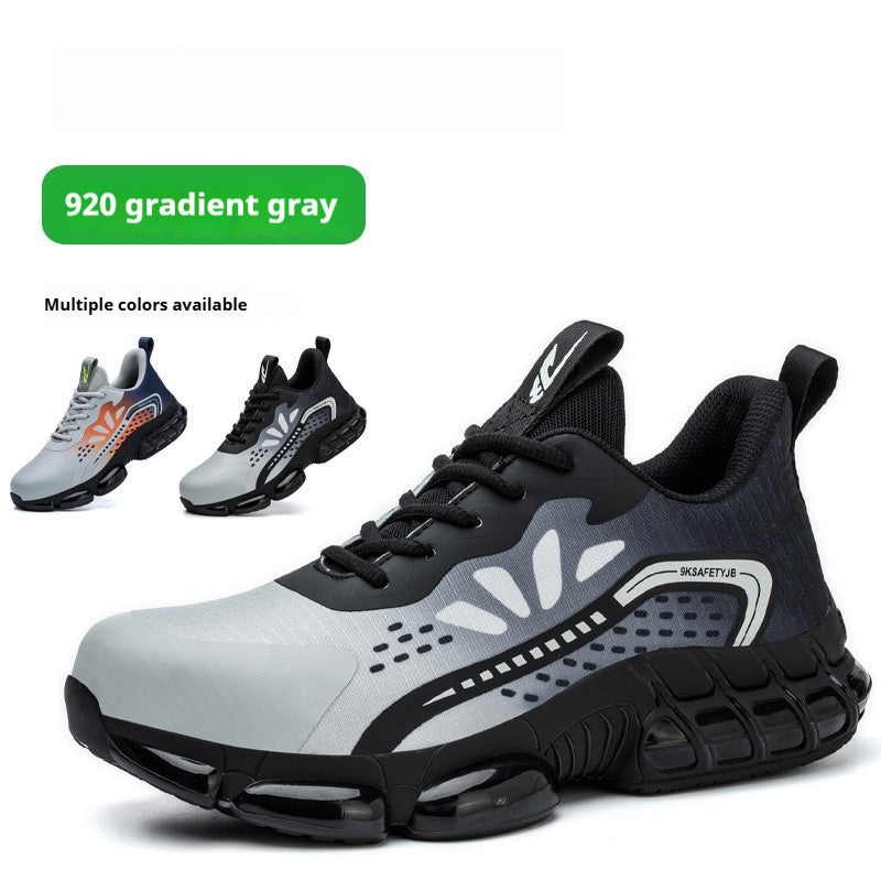 Breathable Work Safety Shoes - Anti-Smashing Steel Toe Protection